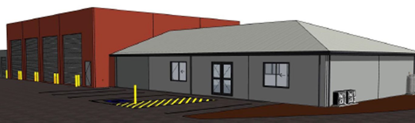 Bedfordale fire station initial sketch