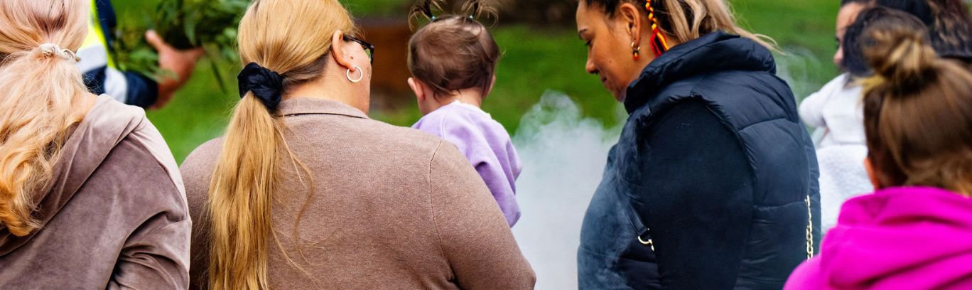 smoking ceremony with families