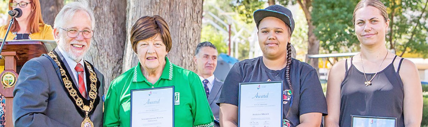 Community heroes rewarded on Australia Day