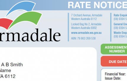 Rate notice image