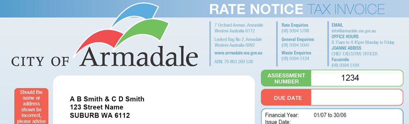 Rate Notice Image